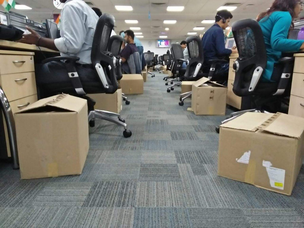ALS Express office operations during relocation